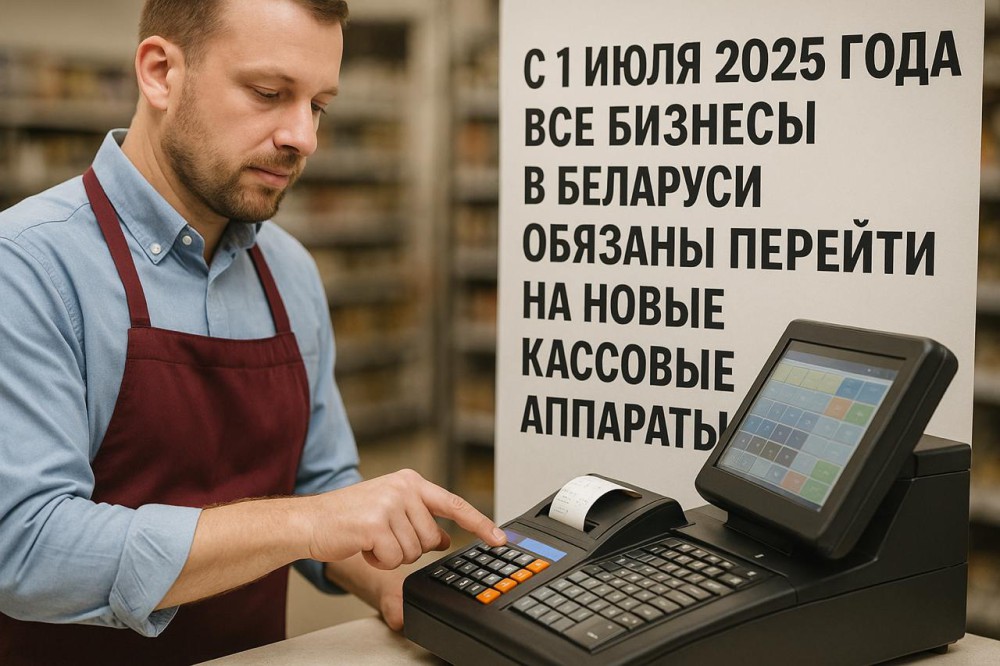 Обязательный переход на новые кассовые аппараты в Беларуси с 1 июля 2025 года